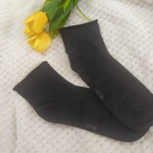 Bezuciskowe zakostki męskie kolor ciemnoszary.