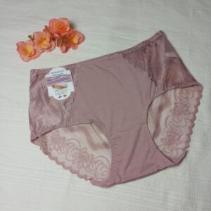 Damskie figi z viscozy - kolor ciemny beż rozmiar XL.