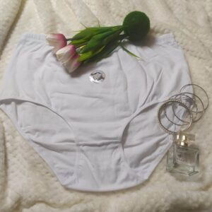 Gładkie majtki bawełniane - duży rozmiar