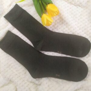 Kolorowe skarpety męskie - ciemna zieleń.