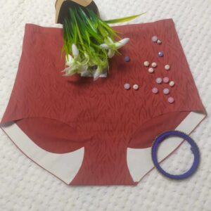 Majtki modelujące z wysokim stanem - bordowe.