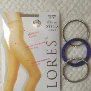 Rajstopy bezmajtkowe - kolor naturalny.