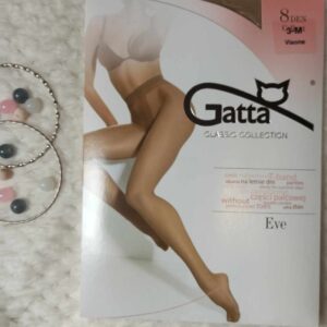 Rajstopy Gatta - ultra cienkie 8den kolor visone.