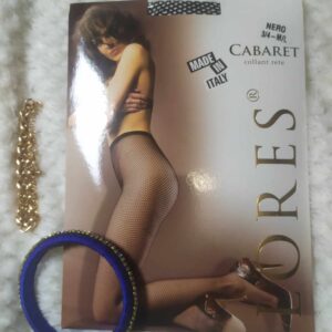 Rajstopy kabaretki - małe oczko.