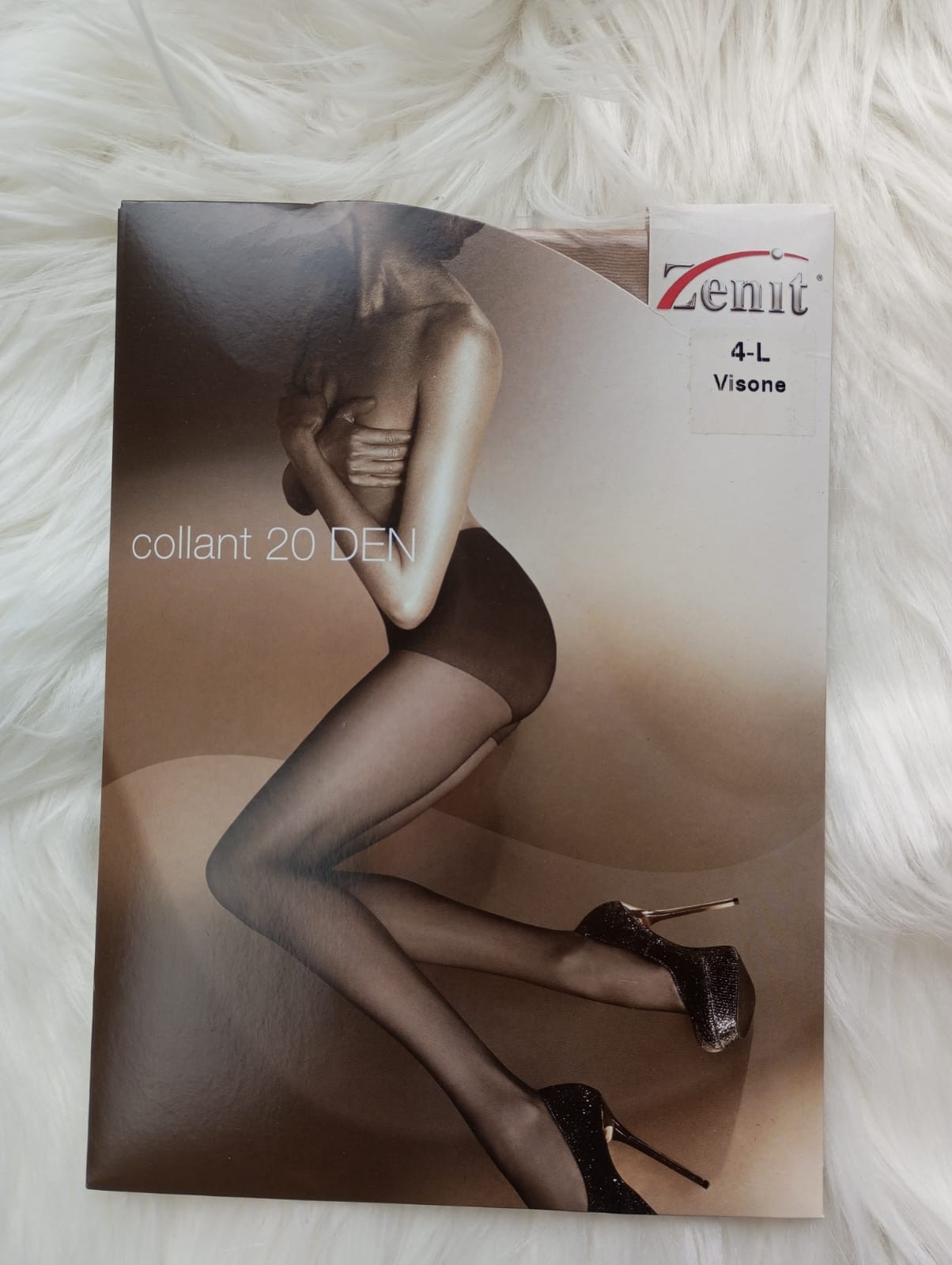 Rajstopy z lycrą 20den kolor visone, półmatowe.