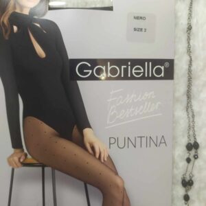 Rajstopy lycra w kropki.