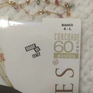 Rajstopy mikrofibra białe - 60 den.