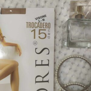 Rajstopy z lycrą 15den - kolor visone.