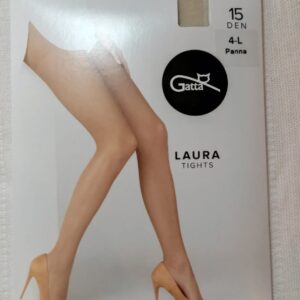 Rajstopy z lycrą półmatowe kolor panna - 15den.