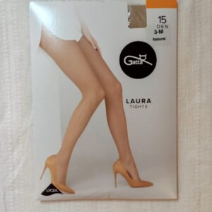 Rajstopy z lycrą półmatowe kolor natural - 15den.