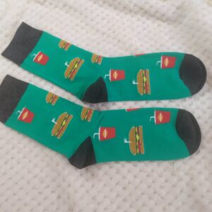 Skarpety z wesołym motywem .