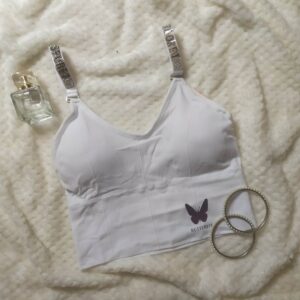 Stanik z motywem motylka