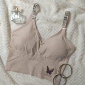 Stanik z motywem motylka