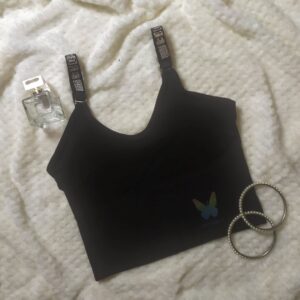 Stanik z motywem motylka