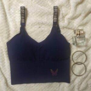 Stanik z motywem motylka