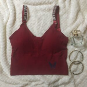 Stanik z motywem motylka