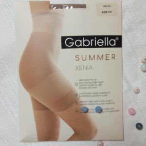 Szorty damskie zapobiegające otarciom ud w kolorze beżowym.