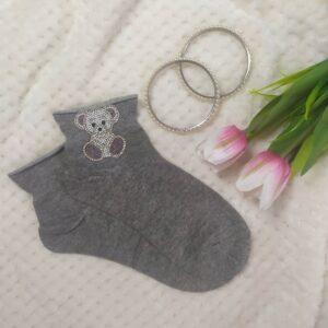 Zakostki z misiem bezuciskowe.